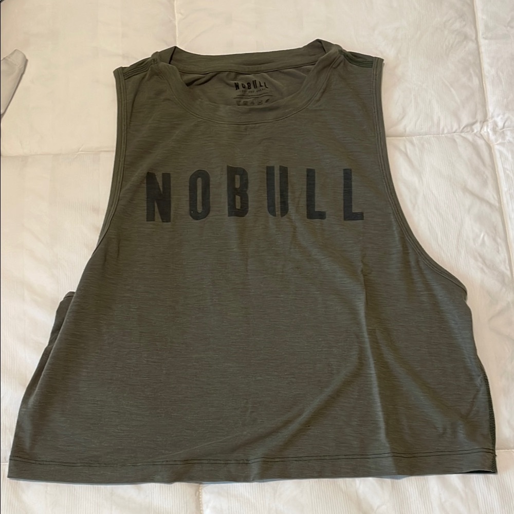 NOBULL Olive Green Sleeveless Top